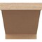 Ekena Millwork 4in. W x 4in. H x 20in. L Burlington Woodgrain TimberThane Rafter Tail, Primed Tan RFTUR04X04X20BURRCPR - alternate 6